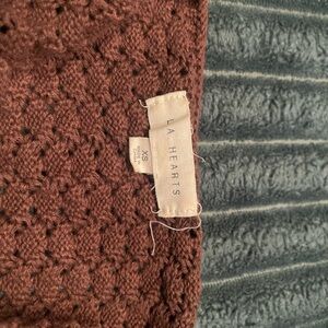 LA Hearts Chocolate Knit Top